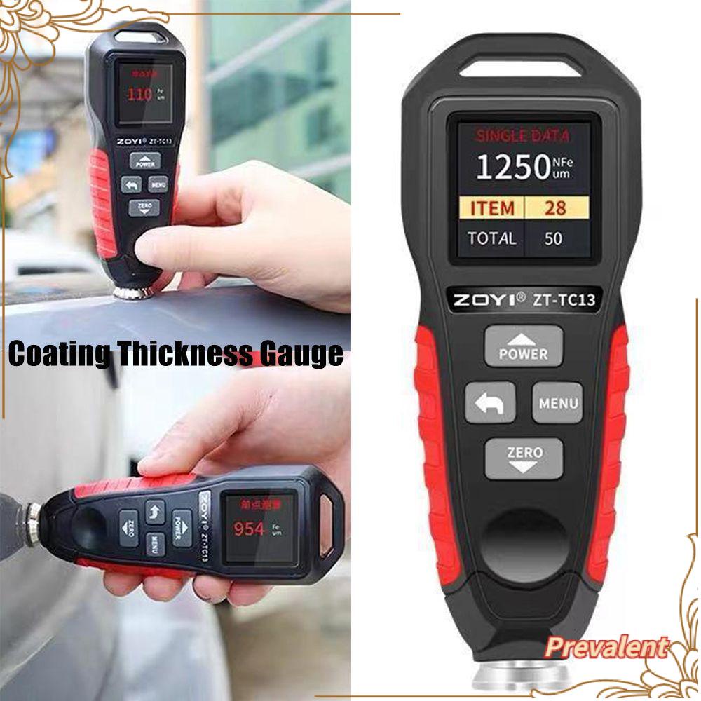 Preva Coating Thickness Gauge Mudah Digunakan High Quality LCD Display Automoblie Alat Ukur Suku Cadang &amp; Aksesoris Mobil Pengukur Ketebalan Tester