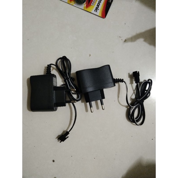 Charger Mobil Rc Soket Hitam-Adaptor Baterai Remot Control