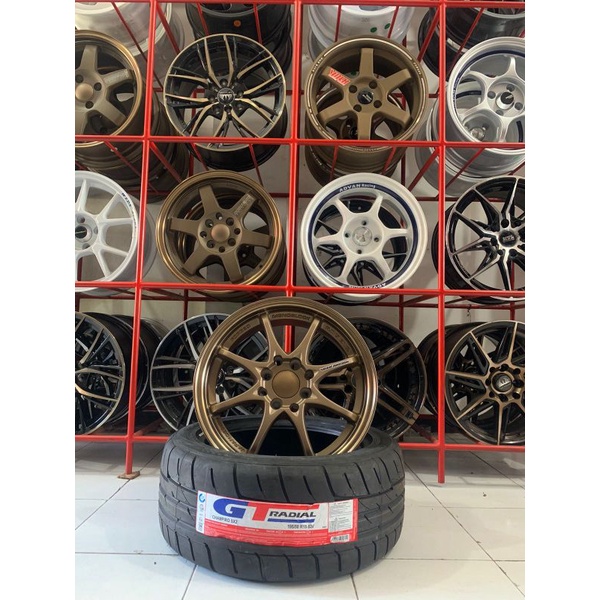 TE37 Ring 15 Ban GT SX2 195 50 15