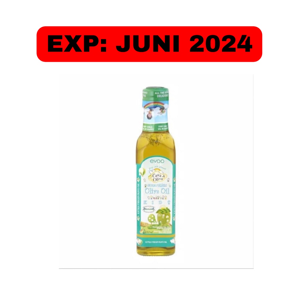 Evoo Casa Di Oliva Extra Virgin Olive Oil For Kids Bayi Minyak Zaitun Original 100%