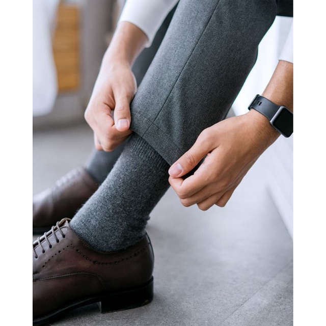 SAVANT BASIC ANKLEPANTS - Celana Slim Fit Formal Fashion Pria Panjang Mata Kaki Chino Fesyen Outfit Casual Hangout Busana Kantor Baju Kerja Gaul Kain Semi Wol