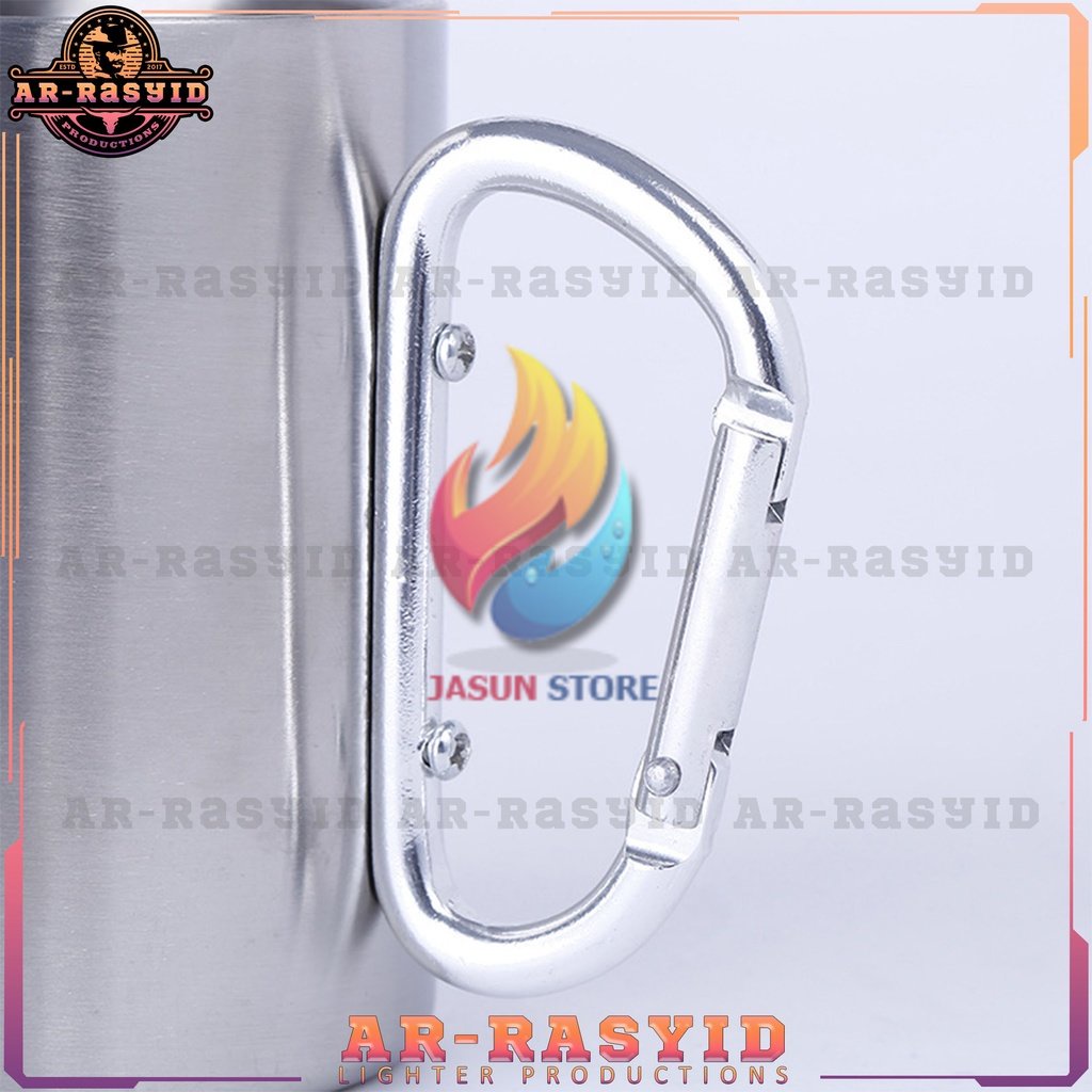 BISA COD! Cangkir Mug Kopi Carabiner Stainless Steel A04