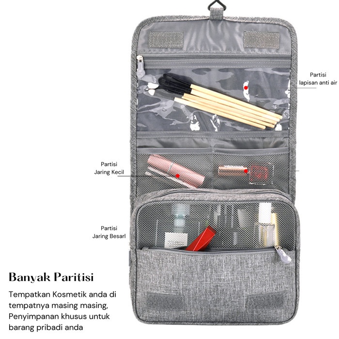 Tas Kosmetik Korea Make Up Bag Cosmetics Storage Bag Multifungsi