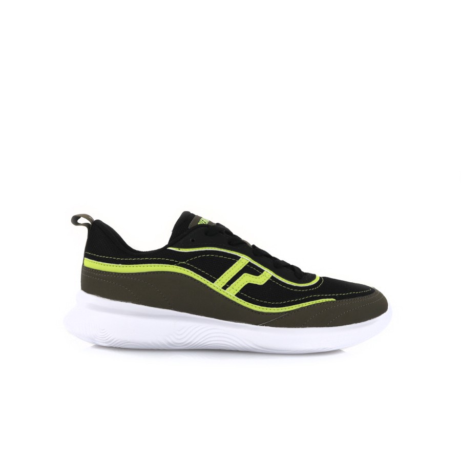 Sepatu Sneakers Piero Arc Wave St - Black/Olive