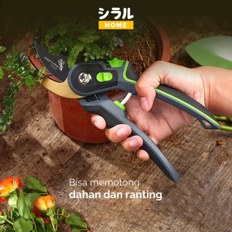 ORIGINAL pruning shears gunting dahan bunga ranting stek alat potong dahan garden taman AIRAJ Knifezer 1025 1026 1020