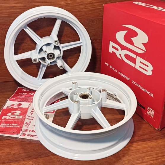 (NMAX NEW 2020) RCB SP811 PUTIH - VELG RACING DIAMETER DEPAN 3.00/BELAKANG 3.50 RING 13 - RACING BOY