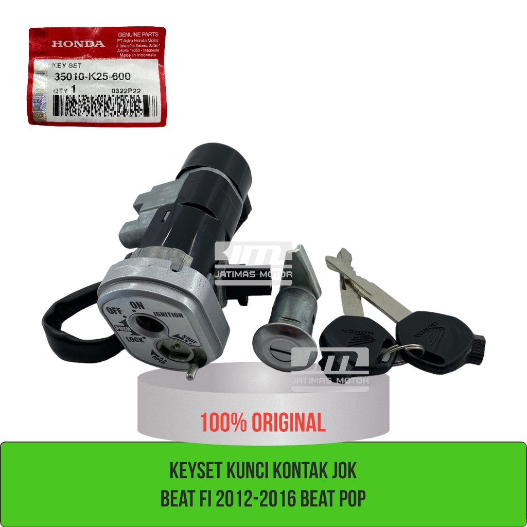 Keyset kunci kontak jok beat fi beat pop 35010-K25-600 35010-K25-900