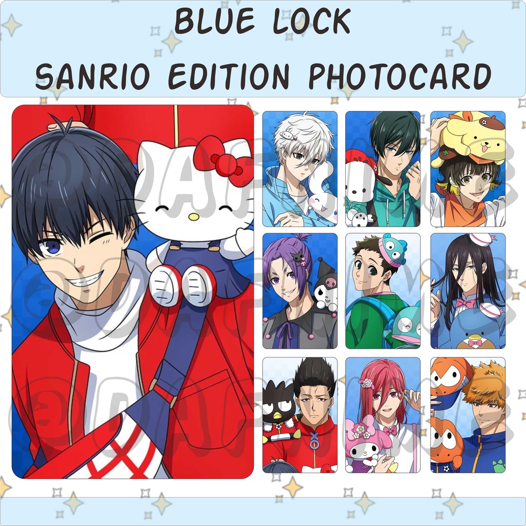 BLUE LOCK SANRIO EDITION PHOTOCARD ANIME