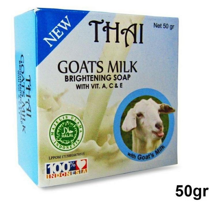 ₳ THAI GOATS MILK SOAP 50 gr / SABUN SUSU KAMBING BPOM ↷