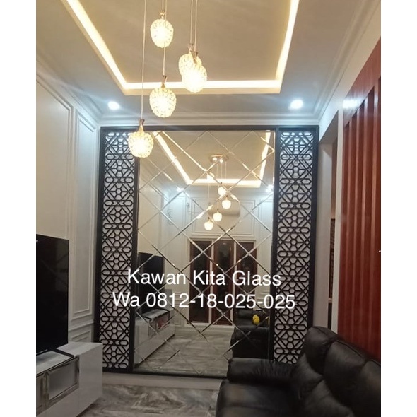 KACA CERMIN BEVEL DEKORASI