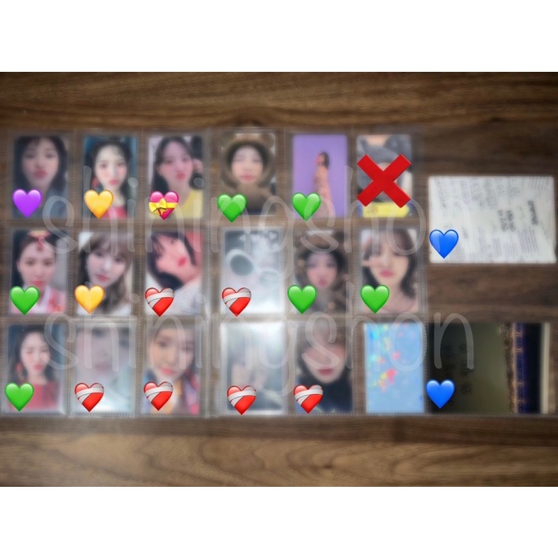 WENDY DEAR U LETTER PHOTOCARDS