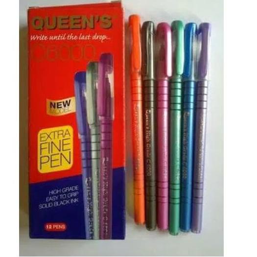 

[KODE MQHGY] PULPEN / PEN BOLPOIN FASTER QUEEN C6000 [12 pcs]