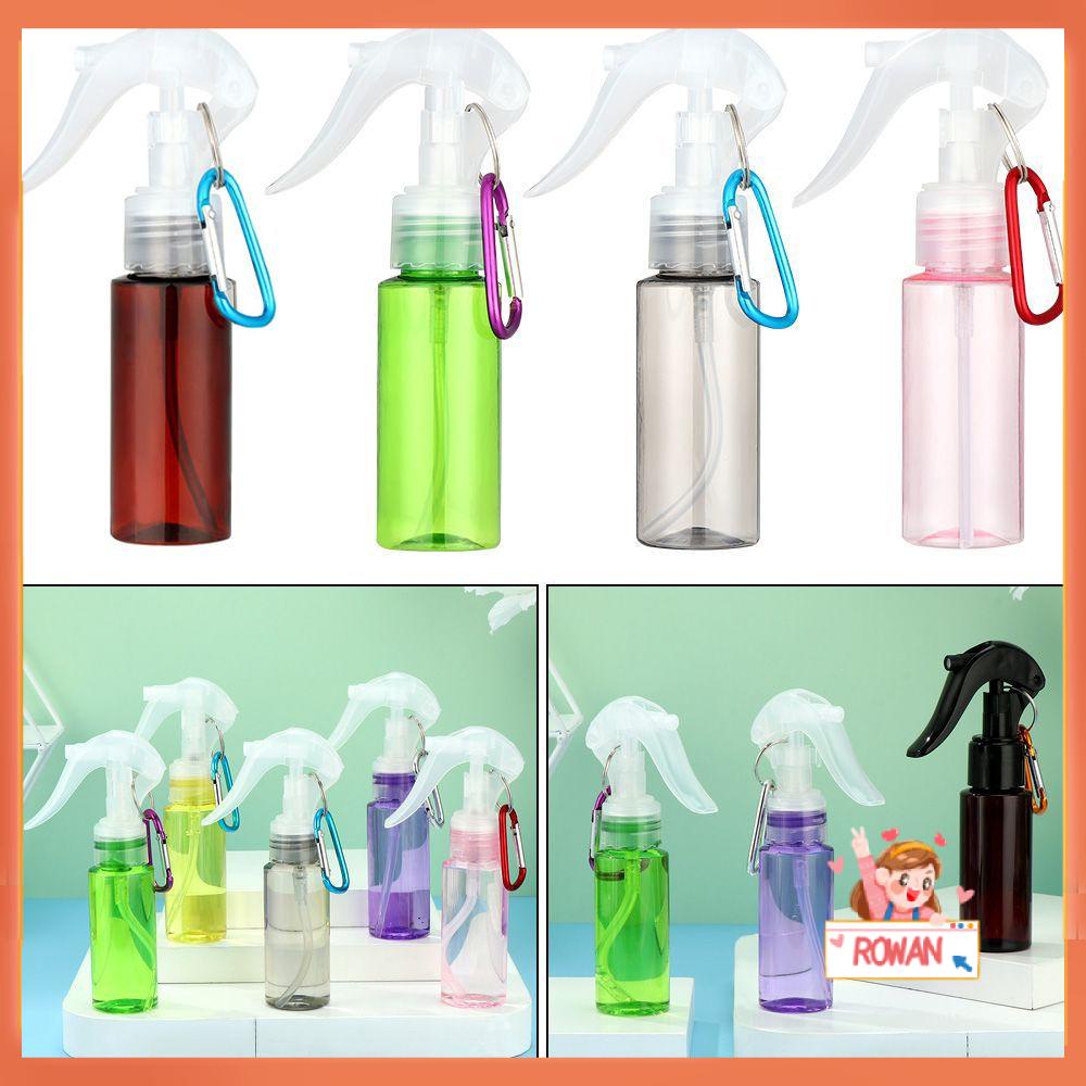 R-flower 60ML Trigger Spray Botol Baru Travel Aksesoris Parfum Atomiser Dengan Kait Carabiner Wadah Kosong