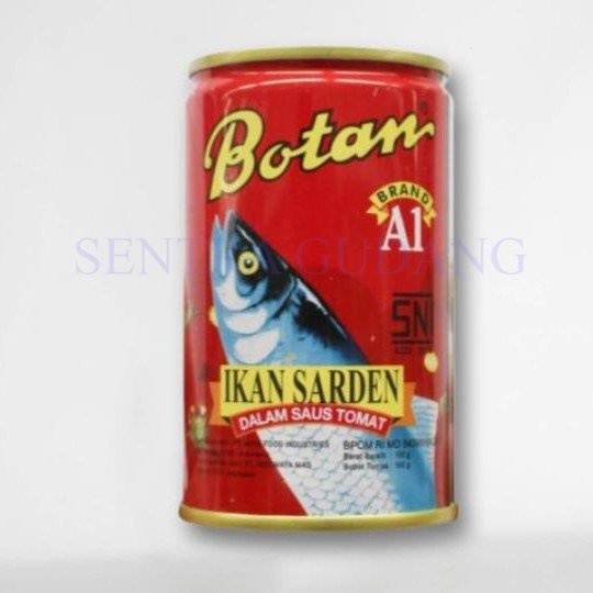 

Sarden Saus Tomat Botan A1, 425 gram