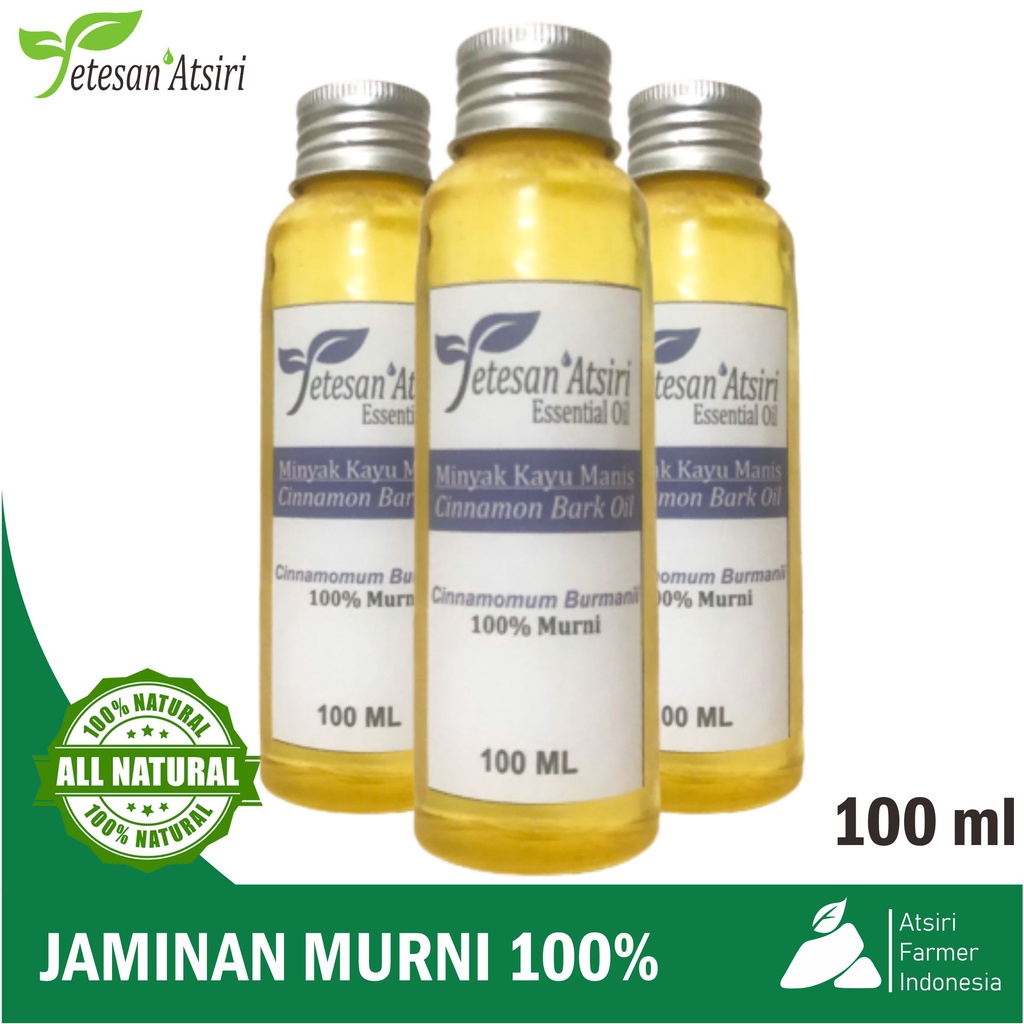 100ml minyak atsiri kayu manis murni asli therapeutic grade 100 ml cinnamon bark pure essential oil aromatherapy diffuser