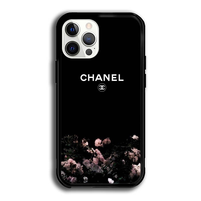 Hardcase Casing iPhone 12 11 X XS XR 7 8 Pro Max Mini Plus SE 2020 Chanel Flower AB0469 Case Cover