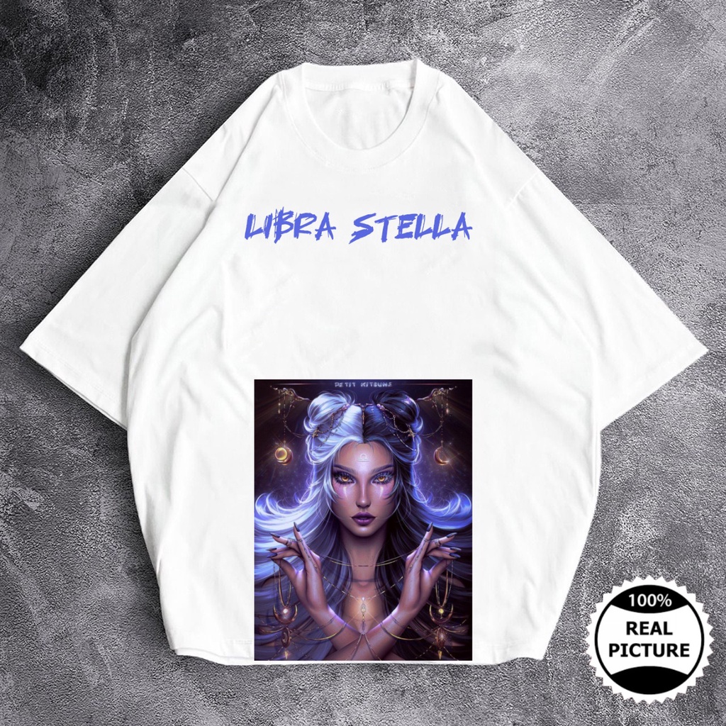 GSC - Kaos Oversize Wanita Libra Stella // Kaos Wanita Bahan Cotton 24s