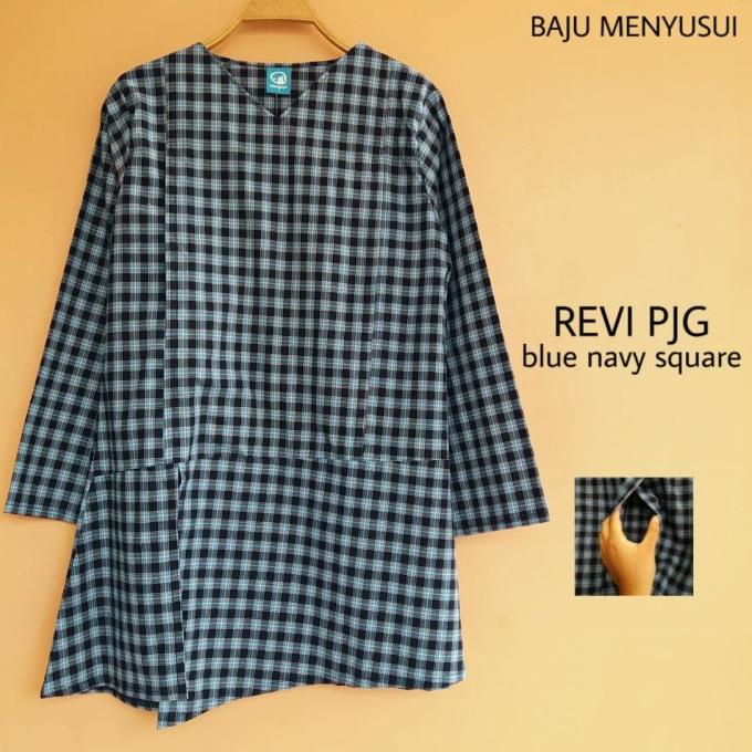 Mamigaya Nursing Wear - Revi Panjang| Blouse Menyusui Formal Hijab