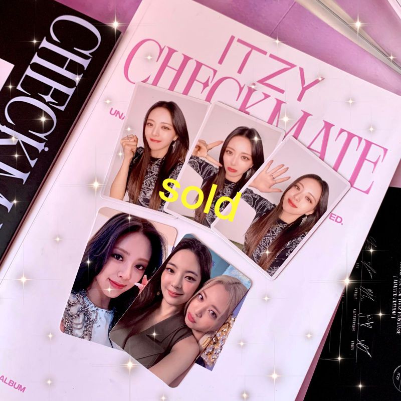 READY PHOTOCARD PC YUNA ITZY ALBUM GUESS WHO POB HELLO82 UNIT SPECIAL CHECKMATE LIA YUNA