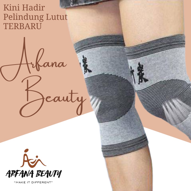 Deker Kaki Anti Rematik Korset Lutut Bahan Serat Arang DEKER BAMBOO Ukuran 15x24 Cm CHS-0503