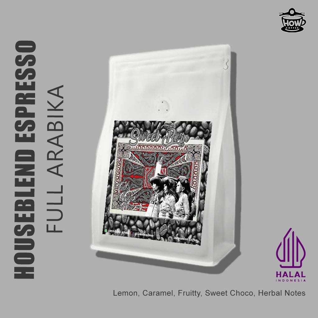 

Houseblend espresso SWEET BORU 1kg - Espresso Blend Full Arabika