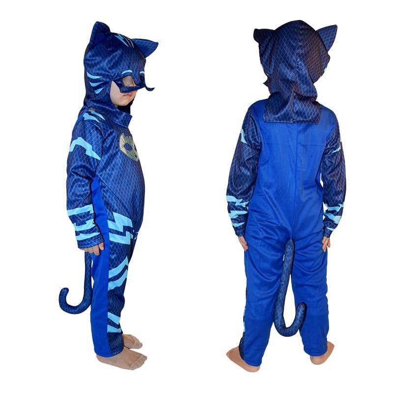 Kostum Baju Gekko/Cat PJ Mask/Pjmask/Pjmasks Costume Anak Laki