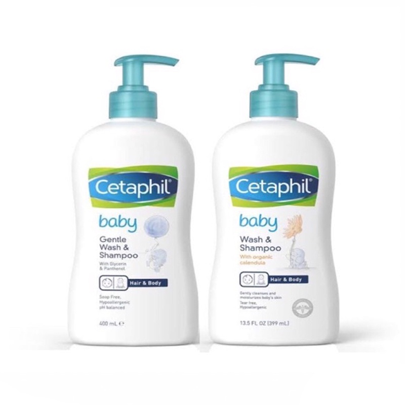 Cetaphil Baby Gentle Wash &amp; Shampoo (Hair &amp; Body) Sabun dan Sampo Bayi