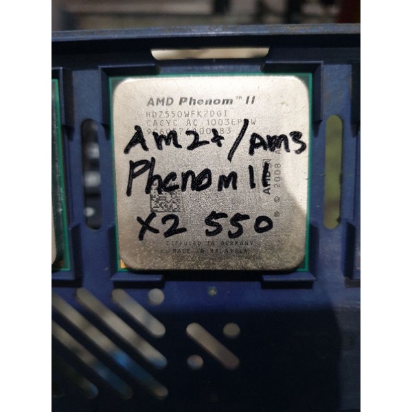 Processor amd phenom x2 550 3.1ghz socket am2+/am3