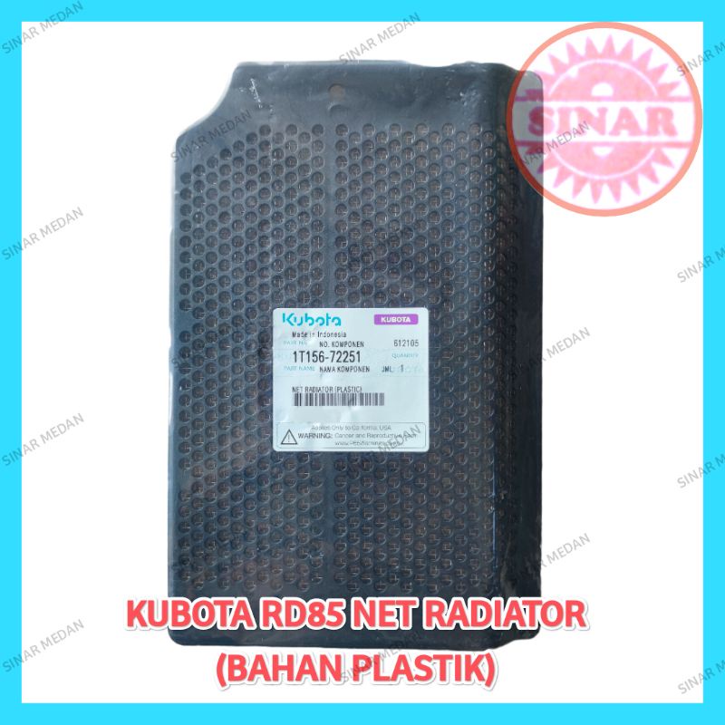 RD85 T Net Radiator Kubota RD 85 DI 1/2 T Jaring Tutup Radiator