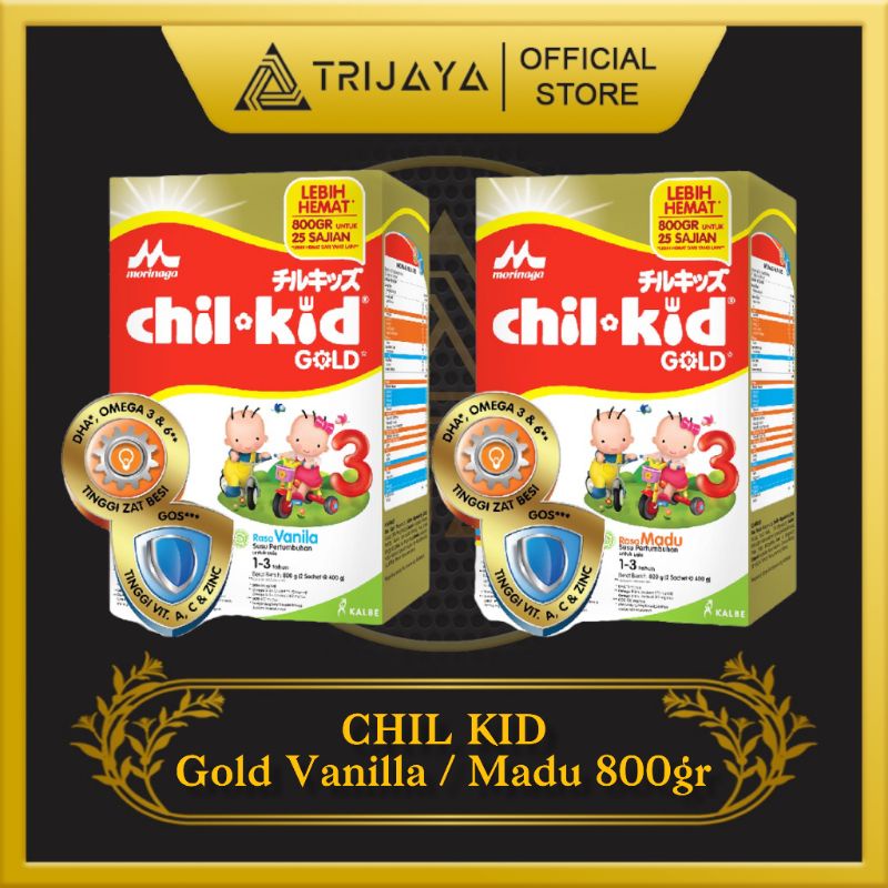 

CHIL KID Gold 800 gr - Vanilla & Madu / Honey 800gr