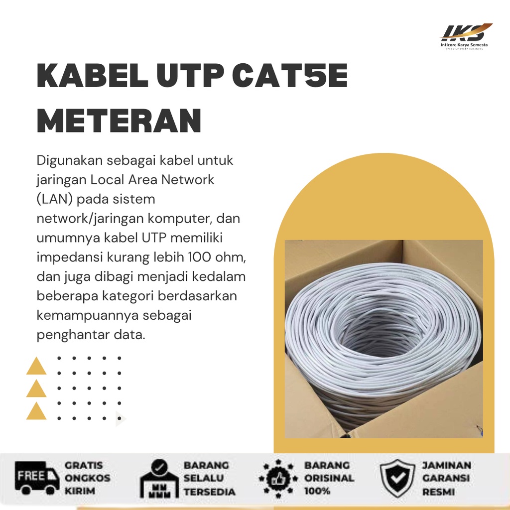 Kabel UTP CAT5e meteran