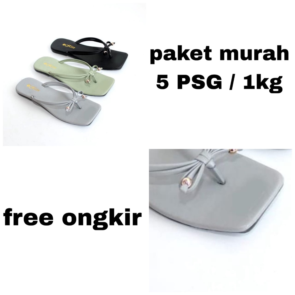 PAKET HEMAT SANDAL WANITA F40 (5 PASANG/1KG)