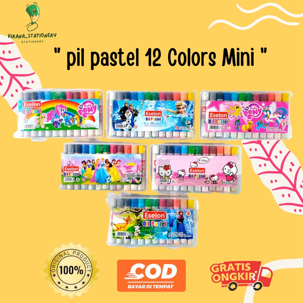 

CRAYON MINI ESELON OIL PASTEL 12 COLORS