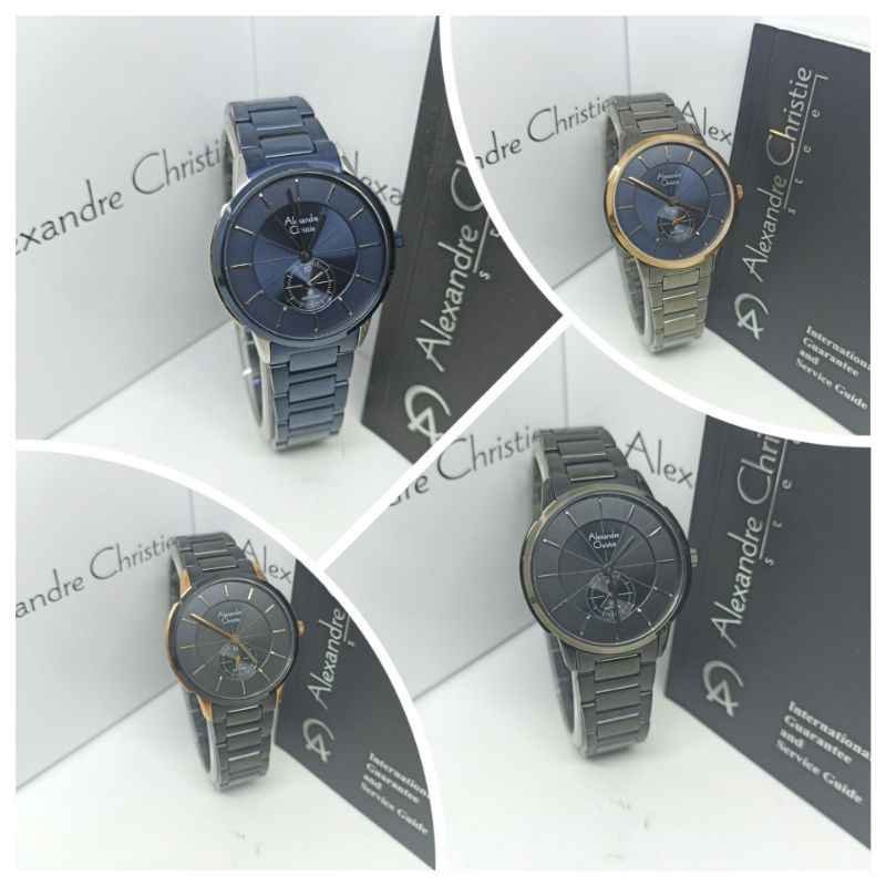 Jam Tangan Wanita Alexandre Christie 8546 AC 8546 AC8546 Tali Besi / Stainless steel