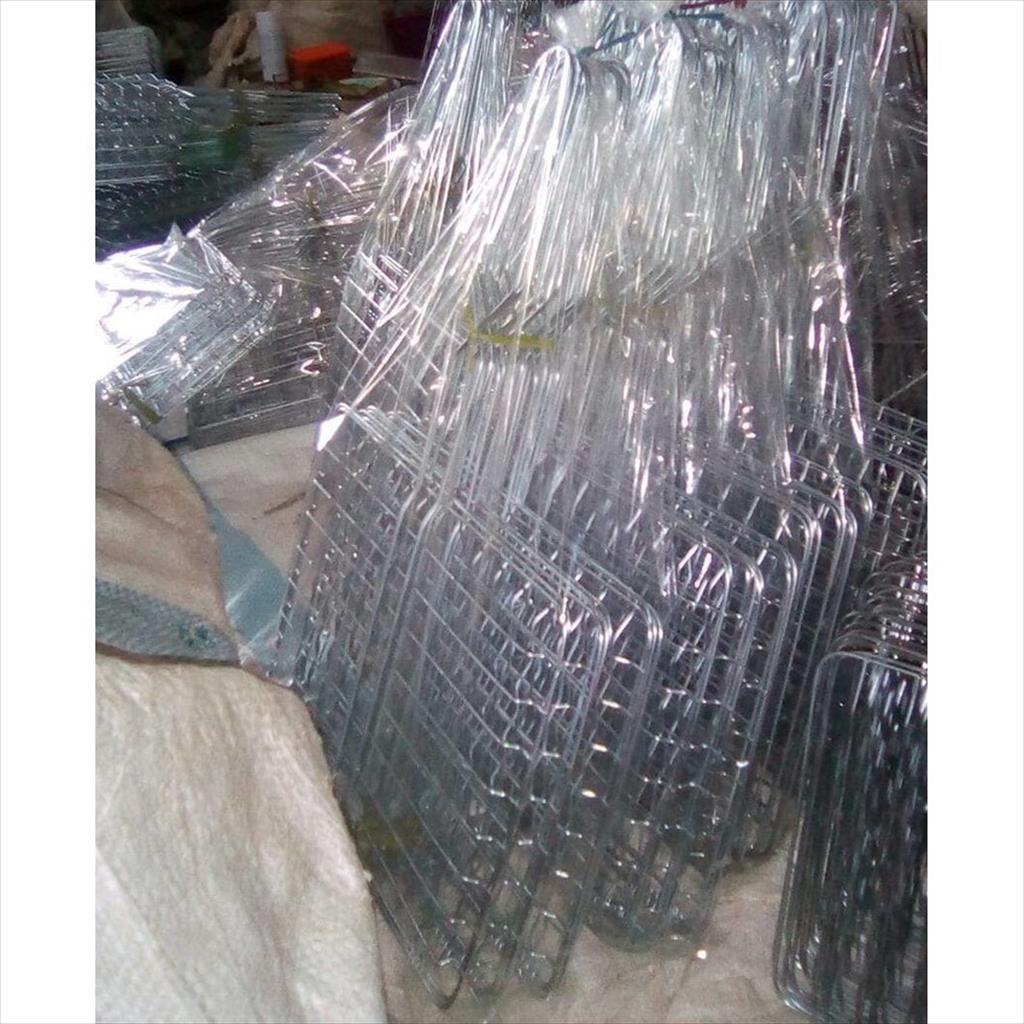 OTS 003 - Alat Panggang / bakaran stainless jepit / griller stainless