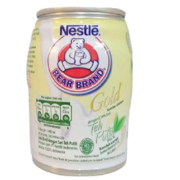 

Nestle Bear Brand White Malt / Susu Steril Sari Teh Putih 140 ml