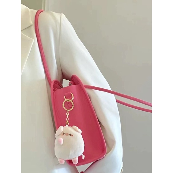 [ready stock] miche pink square bag