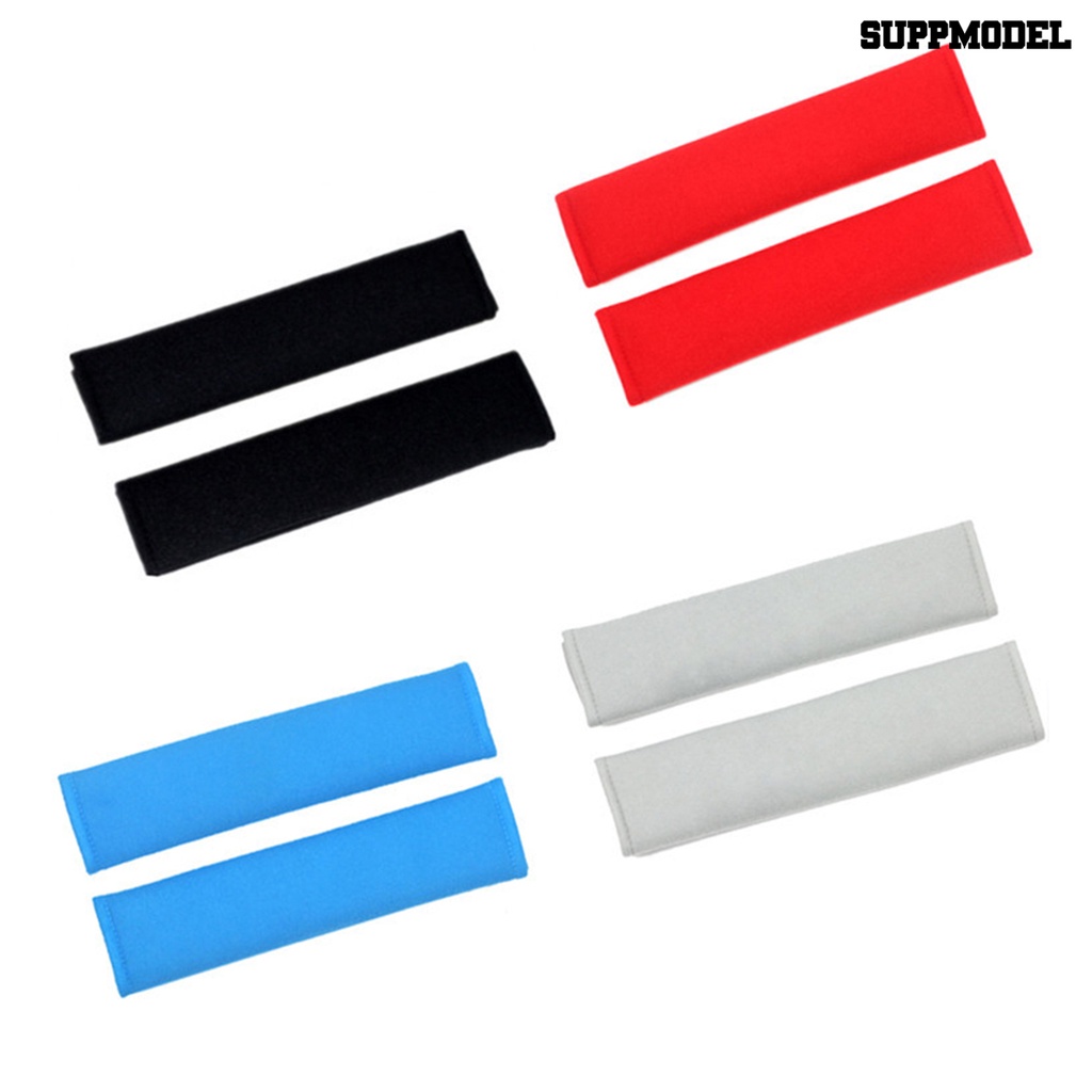 [Dekorasi] 2pcs Seat Belt Cushions Nyaman Hypoallergenic Katun Sabuk Pengaman Tali Bahu Sarung Untuk Sabuk Pengaman