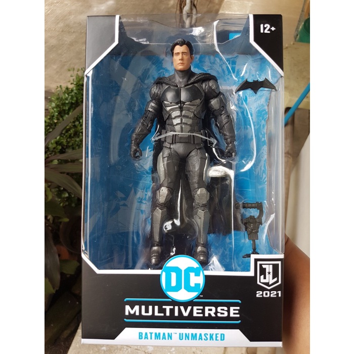 DC Multiverse Batman Unmasked Bruce Wayne MIB Justice League McFarlane