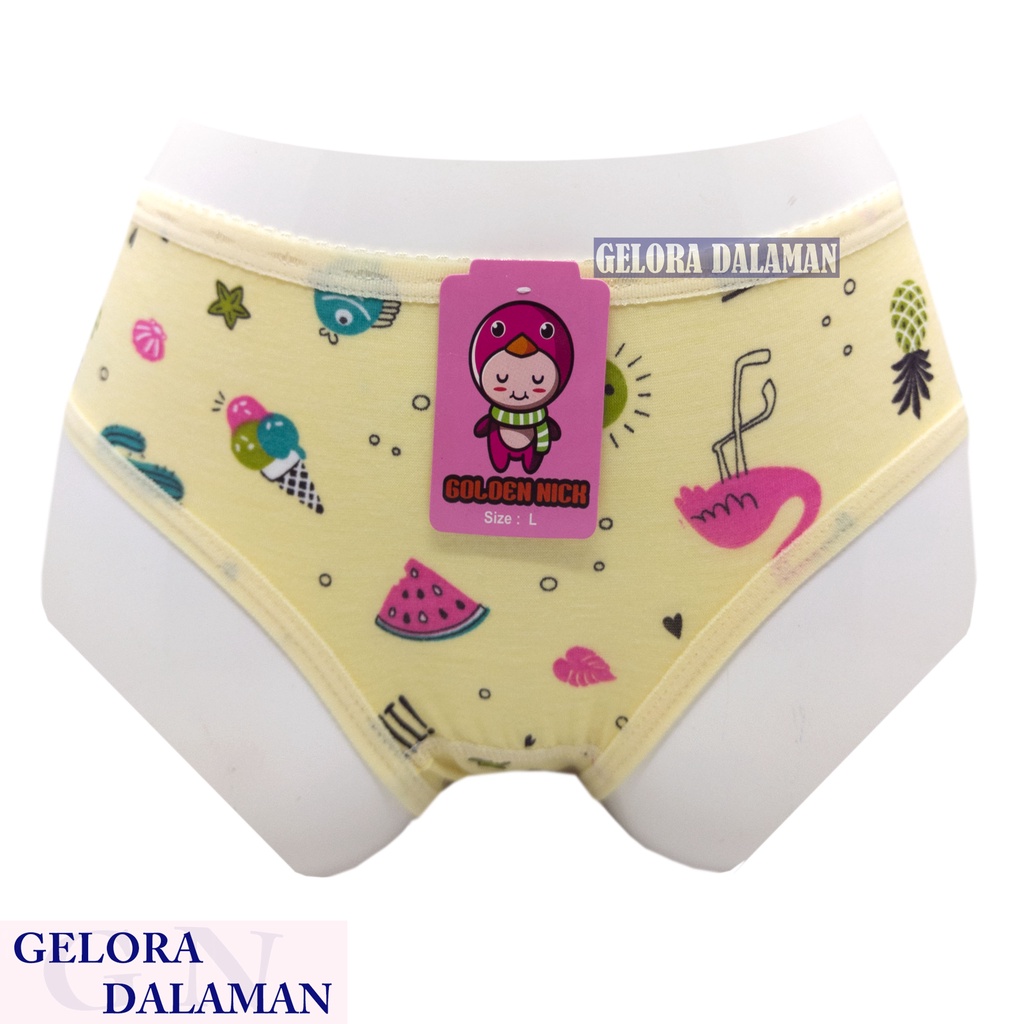 6 Pcs Celana Dalam Anak Perempuan Cd Motif