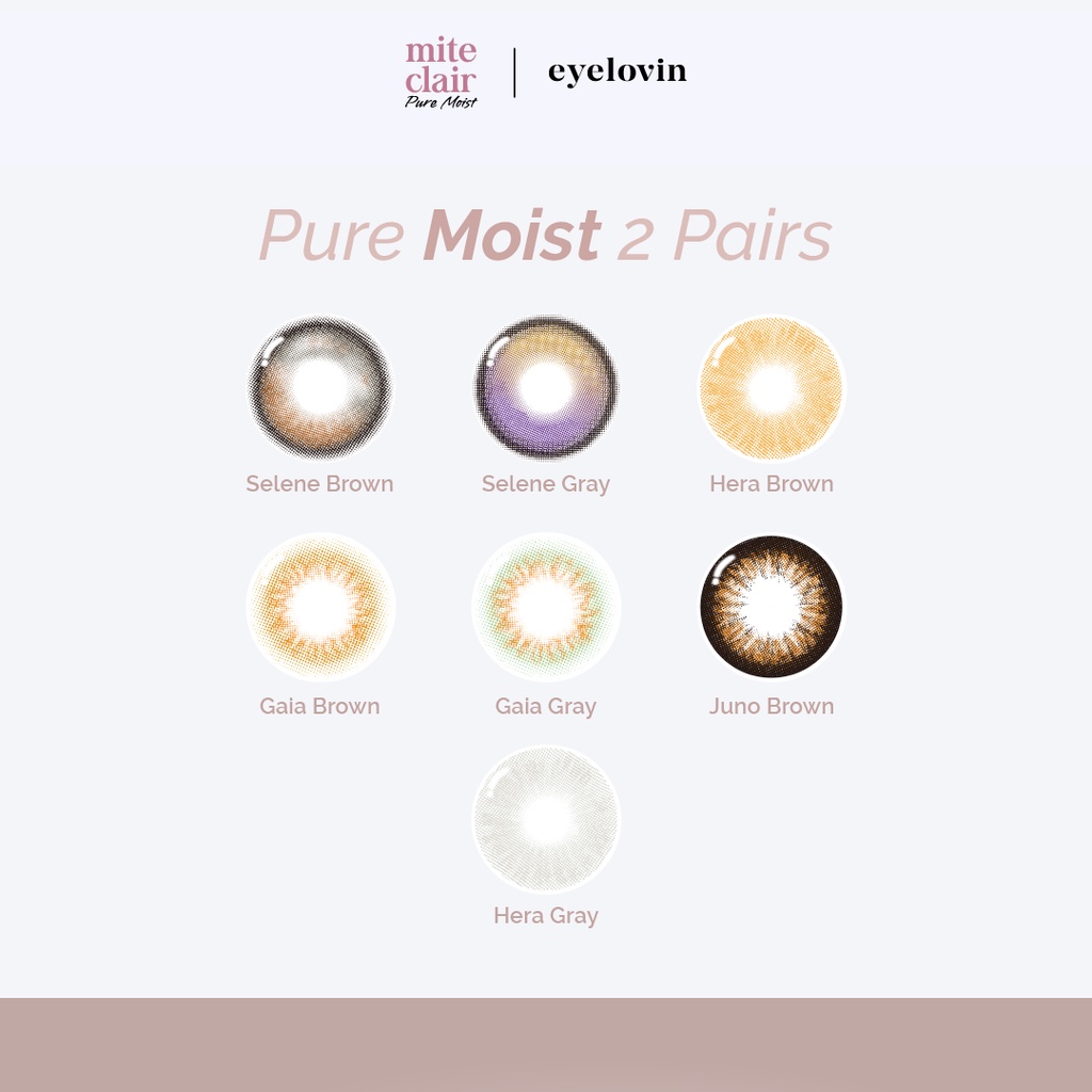 EYELOVIN Softlens - Pure Moist 2 Pairs