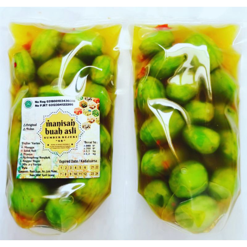 

Manisan Buah Kedondong Bangkok Tanpa Biji Pedas Kemasan 300 Gram Cocok Dijual lagi