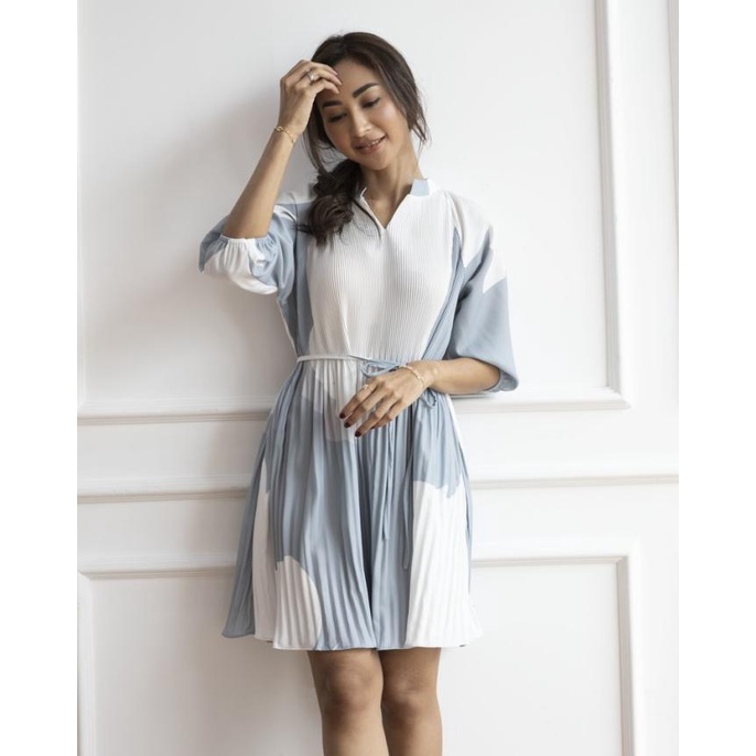 Nala Dusty Blue Dress
