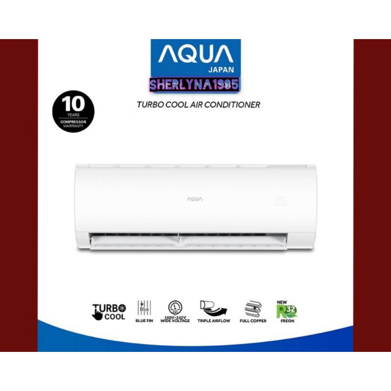 AC AQUA 2PK STANDARD R-32 KCR19ANP Garansi resmi (khusus batam saja)
