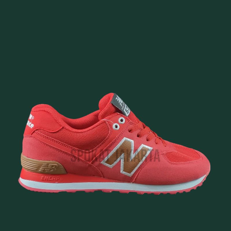 New Balance Encap 574 merah coklat