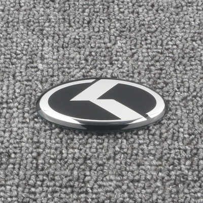 1x Stiker Lencana Emblem Logo Kemudi Mobil KIA Auto Aluminium Pengganti KIA K2 K3 K4 K5