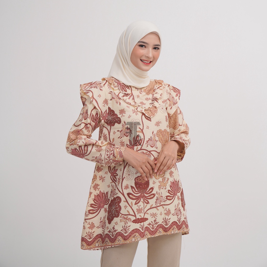 FITTINGROOM11 Batik - Haya Blouse Bunga