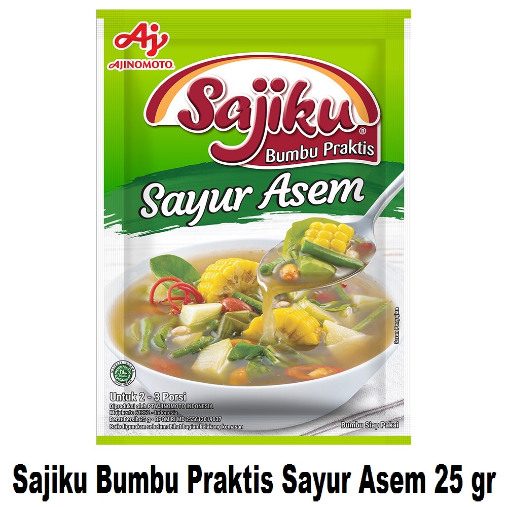 

Sajiku Bumbu Praktis Sayur Asem 25 gr