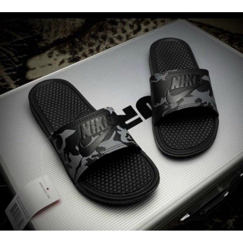 SANDALslop NIKE benassi PRIA/ WANITA/SANDAL slop MASA KINI FREEBOX+PAPERBACK