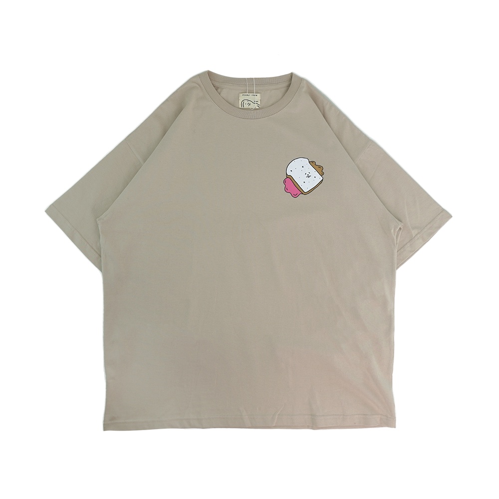 PEANUT STAIN - PBJC Sand Oversized Tshirt